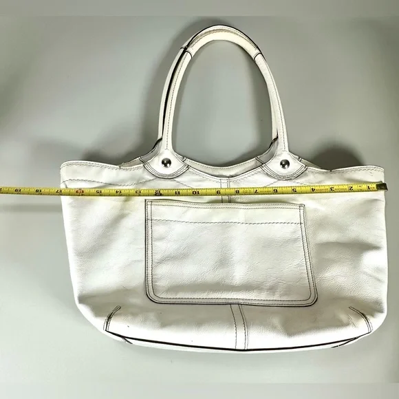 Coach Women’s Bleecker Leather Tote Shoulder Bag - Picture 12 of 13